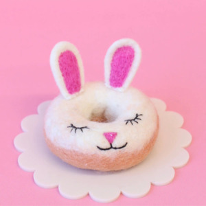 Easter: Juni Moon | Felt Food - Bunny Doughnut