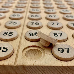 Montessori Inspired Toys: Wooden Counting Chips | Set of 100