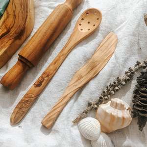 Wooden Spoon and Knife Set