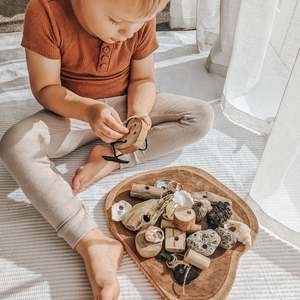 Fine Motor: Natural Treasures - Large Threading Set