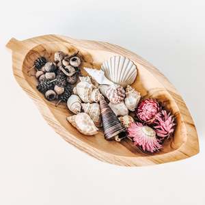 Bowls And Trays: Wooden Papaya Bowl