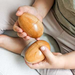 Large Wooden Egg Shaker
