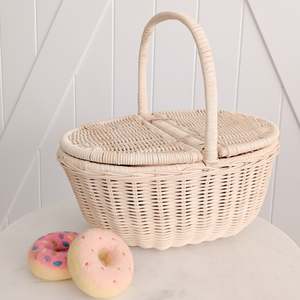 Play Food: Rattan Picnic Baskets - Limited Edition