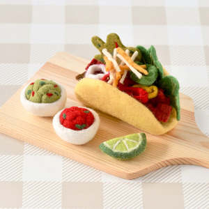 Tara Treasures | Felt Food - Taco Set