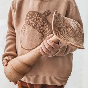 Large Teak Mushroom Style #1
