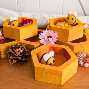 Natural Wooden Beehive Trays