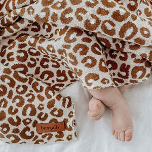 Heirloom Baby Blanket - Leopard Spots