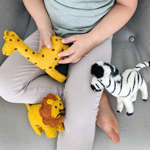 Felt African Animals (Set of 3)