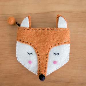 Felt Fox Purse