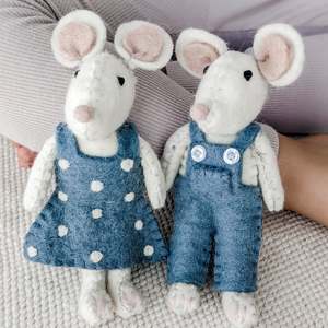 Pashom: Felt Mouse Toy - Betsy or Bobby