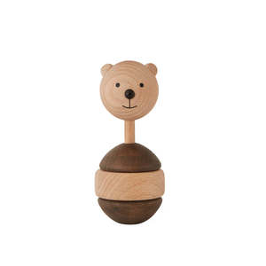 OYOY Design - Wooden Bear Rattle
