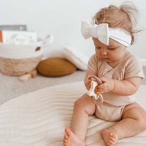 Rattles And Teethers: Qtoys | Wooden Star Rattle
