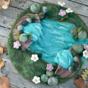 Felt Mat - Waterfall Habitat 3D Playscape