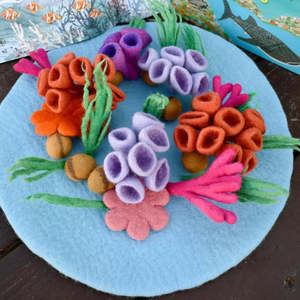 Aquatic Adventures: Tara Treasures | Felt Mat - Coral Reef 3D Playscape