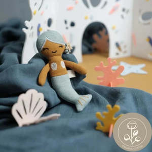 Aquatic Adventures: Fabelab | Organic Cotton Pocket Friend - Mermaid