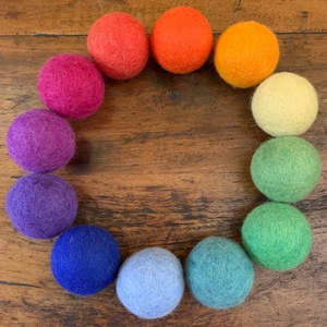 Goethe Felt Balls | Medium (Set of 12)