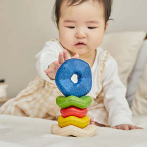 Sale Samples And Clearance: Plan Toys | Wooden Wave Stacker