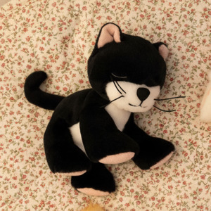 Soft Toys: Olli Ella Binky Kitten | Kit (black & white)