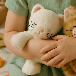 Soft Toys: Olli Ella Binky Kitten | Kiki (white)