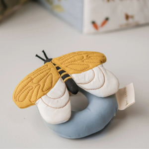 For Baby: Fabelab | Organic Cotton Bee Rattle