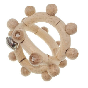 For Baby: Hess-Spielzeug | Motor Ball Rattle - Natural
