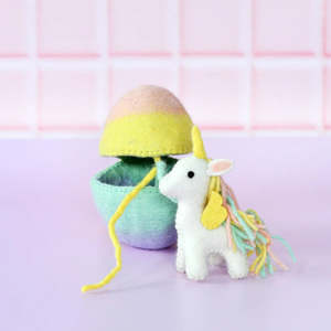 Tara Treasures | Felt Easter Egg Surprise - Unicorn - PREORDER
