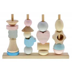Hess-Spielzeug | Stacking Abacus - Natural