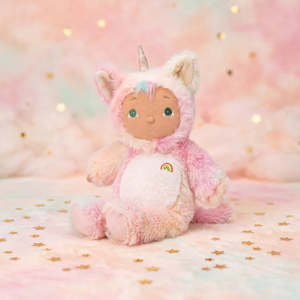 Soft Toys: Olli Ella | Cozy Day Dinkum - Kittycorn Pompom