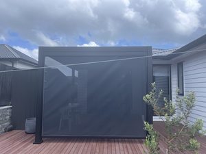 Products: 3x3M louvre roof pergola Matt Black