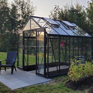 Fairway Obsidian Haven Glasshouse 8x10ft (Deluxe, ROCK SOLID) 4mm tempered glass