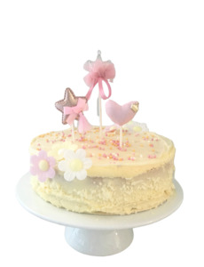 Birthday Supplies: Cake Toppers - Set of 6