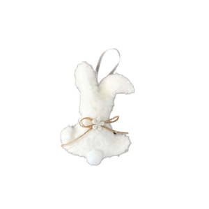Seasonal Accessories: Hanging Fluffy Bunnies