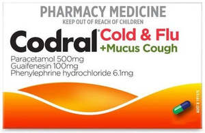 Cough And Cold: CODRAL Cold & Flu + Mucus Cough 48 Capsules