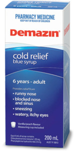 DEMAZIN Blue Syrup 200ml