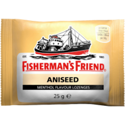 Cough And Cold: FISHERMAN'S FRIEND Aniseed - Strong Menthol and Aniseed Lozenges 25g