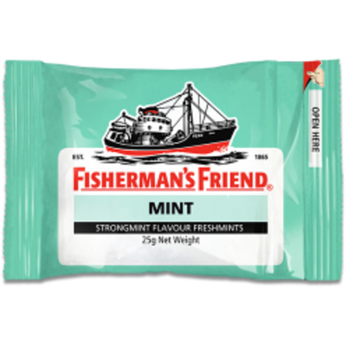 Cough And Cold: FISHERMAN'S FRIEND Orginial - Extra Strong Mentol Lozenges 25g