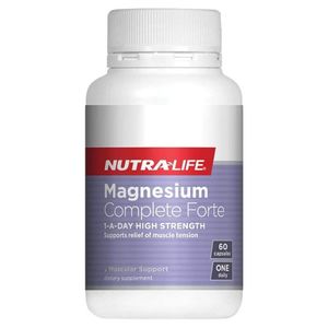 Pain Relief: NUTRALIFE Magnesium Complete Forte 60 Capsules