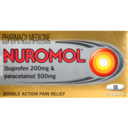 Pain Relief: NUROMOL Tablets 72s