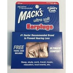 MACKS Ultrasafe Sound Foam Earplugs