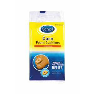 SCHOLL Corn Cushion Foam Oval 9pk