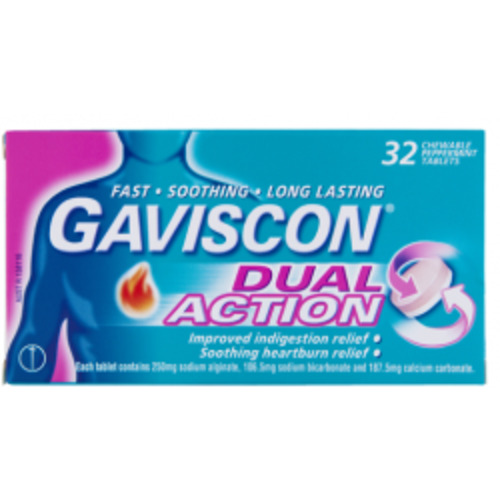 Digestive Care: GAVISCON Dual Action 32 tablets
