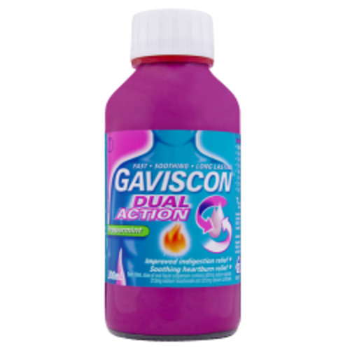 GAVISCON Dual Action Peppermint Suspension 300ml