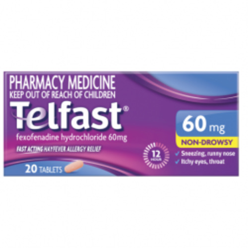 TELFAST 60mg 20 tablets