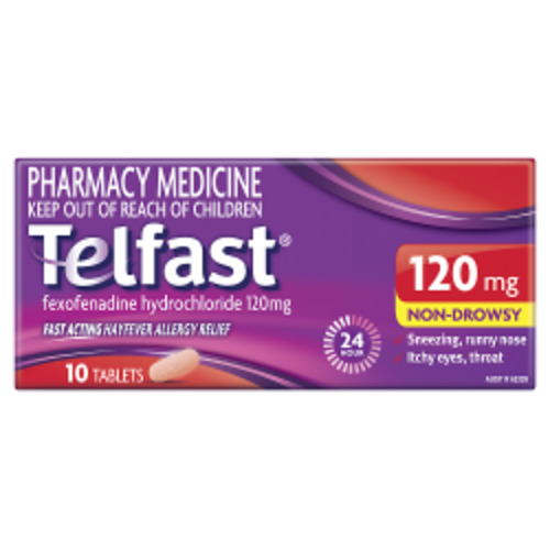 TELFAST 120mg 10 tablets