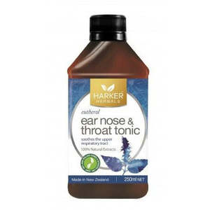 Health Supplements: Harker Herbals Ear, Nose and Throat Tonic 250ml