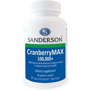 Health Supplements: SANDERSON Cranberry Max 100,000+ 60