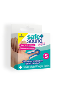 First Aid: SAFE AND SOUND Small Metal Finger Splint