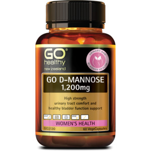 Go Healthy: GO D-Mannose 1,200mg 60 Capsules