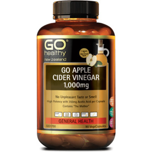 Go Healthy: GO Apple Cider Vinegar 90 VegeCapsules