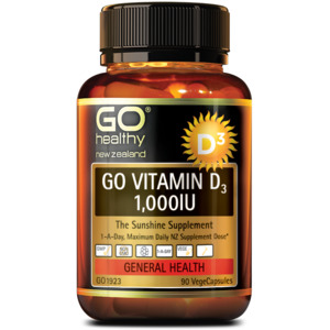GO Vitamin D3 1000IU 90 Capsules